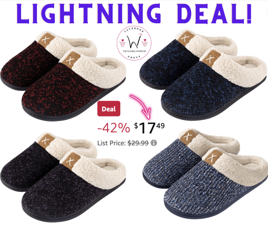 ULTRAIDEAS Memory Foam Slippers!